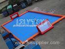 large Bouncer Inflatable Football Field sport games with water bottom