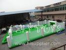 exciting pvc Inflatable Football Games Field large , green Inflatable sport game