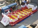 EN14960 Fireproof Inflatable Football Field , 0.55mm Plato PVC Commercial Inflatables
