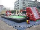 Summer Party Black Inflatable Football Field Court Sport Game For Competition