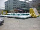 Giant Tarpaulin PVC Inflatable Football Field For Outdoor Sport Game