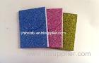 3x4 Mini Memo Note Pads with stylish design glitter finish cover and velcro closure