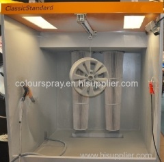 Powder Coating Booth With Cartridge Recovery