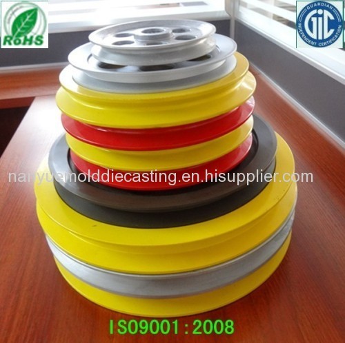 Aluminum alloy die casting guide pulley