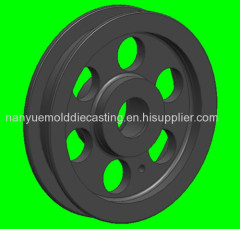 Aluminum alloy die casting machanical transmitted wheel