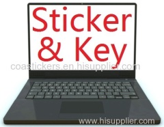 COA sticker w7 w8 product key