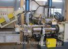 Two stage plastic pelletizing machine / equipment for printed / washed / metallised BOPP film