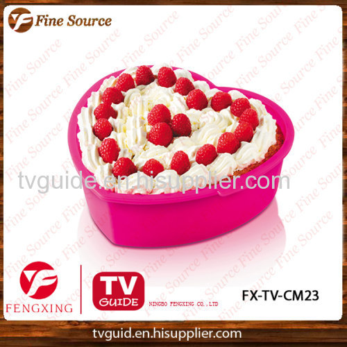 2014 New Sales Silicone Cake Mould heart design