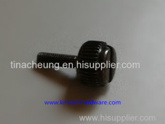 Large pan head knurled thumb screw special fasteners