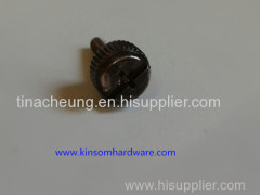 Large pan head knurled thumb screw special fasteners