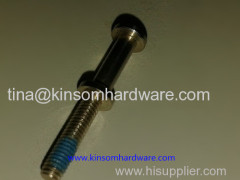 Stainless steel double-head bolts with nylok