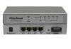 TCP/ IP, PPPoE 1-Port FX + 4-Port TX Ethernet Fiber Optic Switches Router with 200Mhz CPU