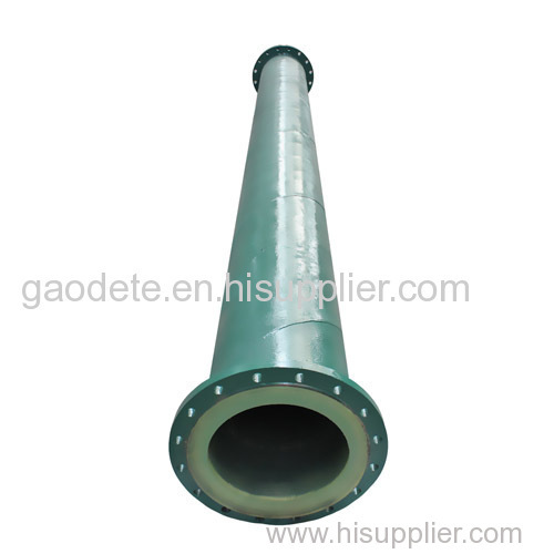 Lined PU wear-resistant steel pipe