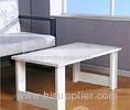 White Kitchen Rectangle Dining Table , Contemporary Dining Room Desk Furniture DX-EX07