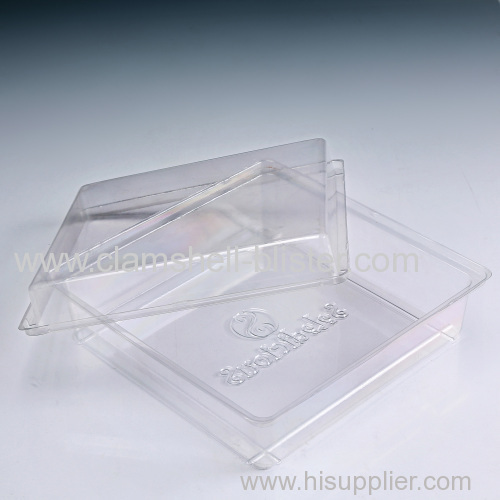 Transparent small plastic containers