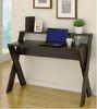 Black 15mm Board Wooden Office Desks , Standing Laptop Table DX-8583
