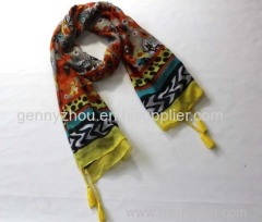 Polyester scarf printing scarf