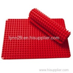 New Design heat resistant muti-function pyramid silicone mat /pot mat/ baking sheet