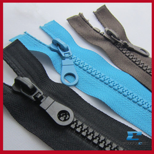 Plastic zipper Resin zipper Open-end
