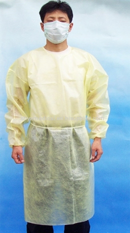 isolation gown/nonwoven gown/disposable gown