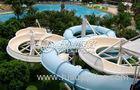 Large Outdoor Waterpark Fiberglass Water Slides / Spiral Water Slide for Extreme Water Park