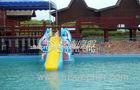 Outdoor Elephant Fiberglass Small Water Slides for Commercial Aqua Play Equipment