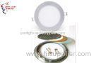 Green Ultra Slim LED Round Flat Panel Light 12 Watt For House Lighting , No flickering