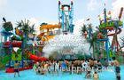Outdoor Huge Water House Aqua Playground Equipment with Water Spray and Water Curtain