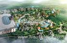 Water Park Project Design with Fiberglass Space Bowl Water Slide , Hotspring Resort Project