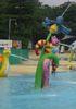 Custom Flower Group Spray Water Pool Aqua Play , Spray Water Park Equipment Kids Playground