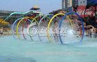 Colorful Rainning Gallery , Water Pool Water Play Aqua Park Equipment for kids