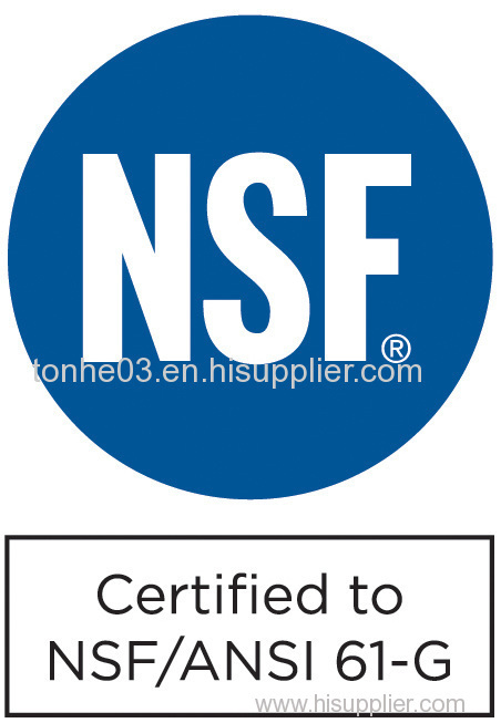 Tonhe Stainless steel valve approved NSF61 certification