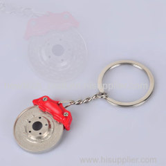 Spinning Racing Brake Disc Keychain