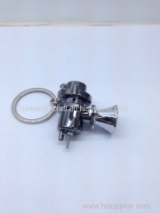 Blow Off Valve Gunmetal Keychain