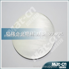 High Purity Sputtering target AlSn alloy target