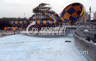 Water Park Construction Colorful Fiberglass Tornado Water Slide with Park Play Equipment