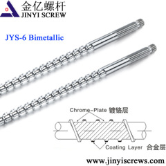 Bimetallic Screw with Chrome-Plating