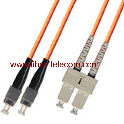 FC-SC Multi mode Duplex Fiber Optic Patch Cord