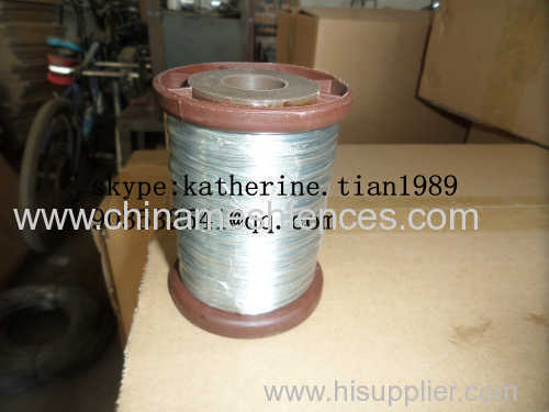 0.13mm-0.9mm galvanized spool wire (factory)