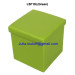 Colorful stool ottoman with storage