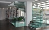 Stainless Curved Glass Staircase