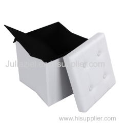 Colorful folding square storage ottoman Pouf LSF30W