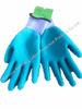 Abrasion Resistance Wrinkle Finished Latex Coated Gloves For Refuse Collection