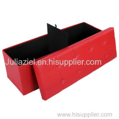 Multifunction folding storage stool ottoman pouf LSF704