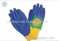 L Personalised Abrasion Resistance Childrens Gardening Gloves With Color Logo