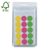 roundness colourful LABEL Adhesive sticker