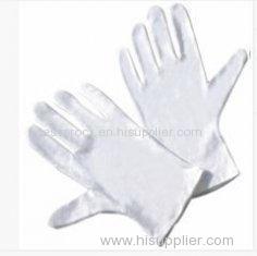 Personalised White Cotton Work Hand Gloves For Refuse Collection