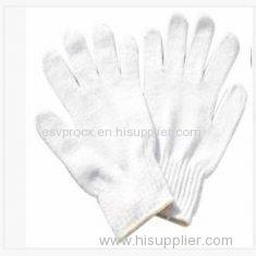 Personalized Bleached Poly / Cotton Hand Gloves for Warehousing Construction