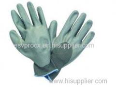 Smooth Finished XL Medium Duty Nitrile Work Gloves Abrasion Resistance