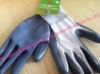OEM Mens Smooth Finished Grey Nitrile Work Gloves with White Nylon Liner
